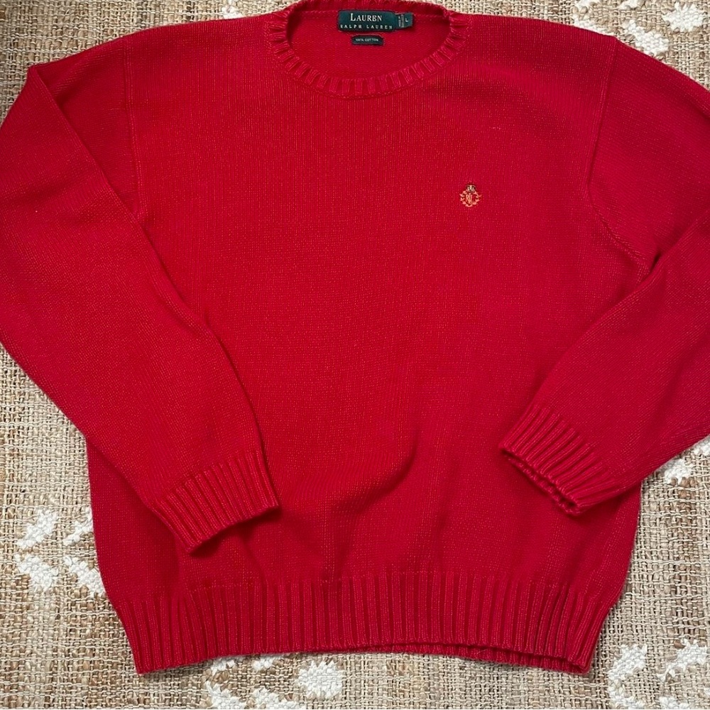 Ralph Lauren Red Sweater